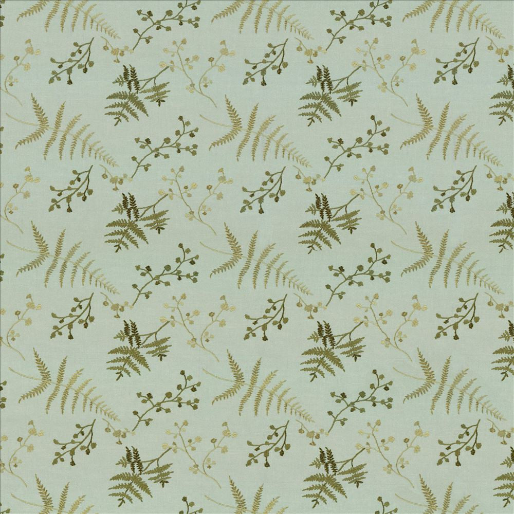 Fern Garden Caribe by Kasmir Designer Fabric 1443 100% Polyester
Embroidery
100% Rayon
 INDIA </p><p>Repeat: Horizontal: 12 7/8 inches and Vertical: 9 1/8 inches 52 - 55 - Swanky Fabrics -