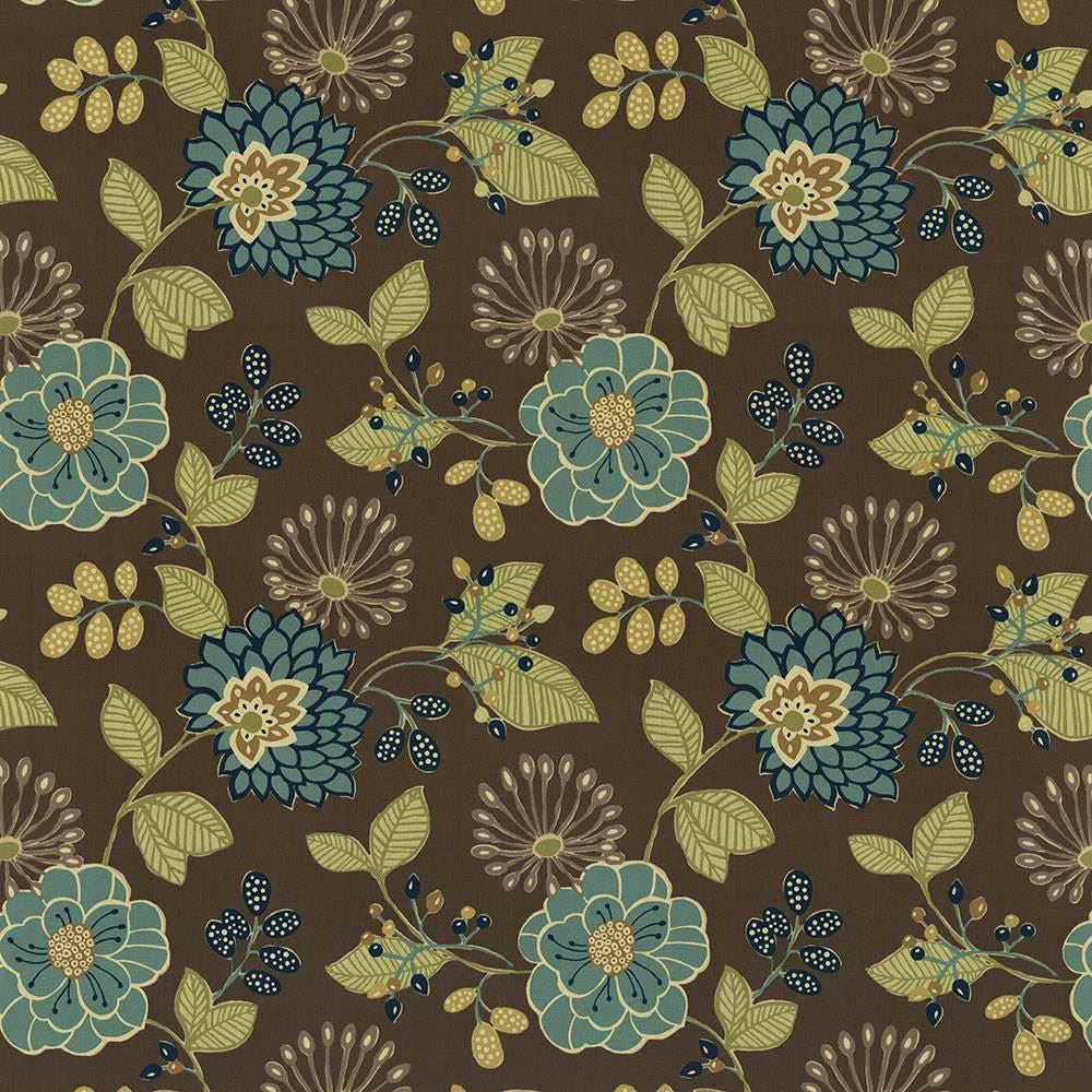 Fetching Teal by Kasmir Designer Fabric 1420 100% Cotton
 USA </p><p>Repeat: Horizontal: 27 inches and Vertical: 27 inches 54 - Swanky Fabrics -