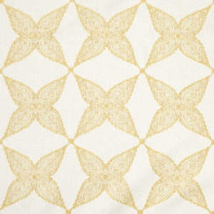 Aster Floral Yellow by Mitchell Designer Fabric