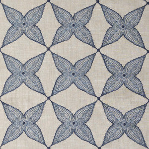Aster Floral Blue by Mitchell Designer Fabric