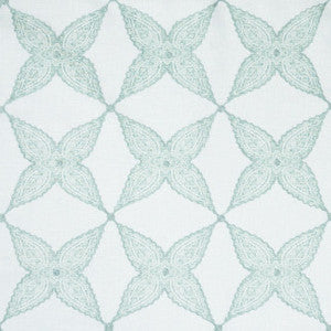Aster Floral Aqua by Mitchell Designer Fabric
