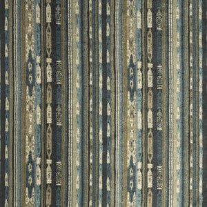 Jazzy Stripe Indigo by Mitchell Designer Fabric