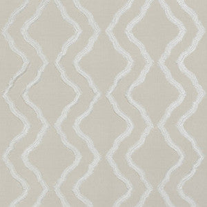 Flowing White by Mitchell Designer Fabric