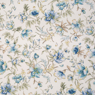 Waterton Sky by Mitchell Designer Fabric #2405 100% Polyester Imported </p><p>Repeat: Horizontal: 29.5 and Vertical: 14.56 51"-54" - Swanky Fabrics -