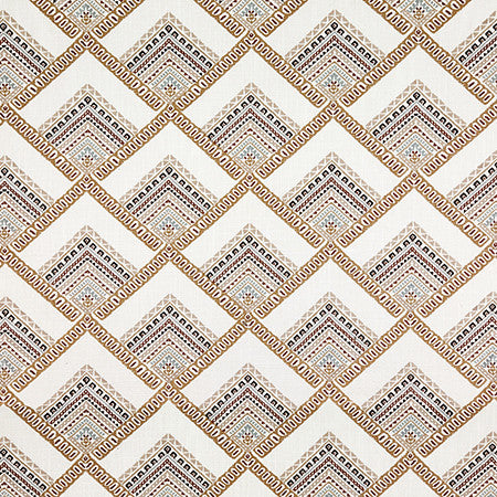 Originality Sand Dune by Carole Designer Fabric Hidden Treasure 36% Polyester, 26% Cotton, 22% Viscose, 16% Linen China 11 1/2" V, 6 1/2" H HD 54" - Swanky Fabrics -