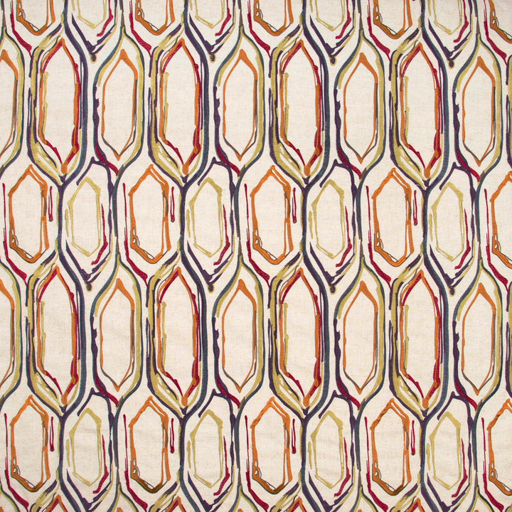 Flowing River Carnival by Carole Designer Fabric Haven 85% Polyester, 15% Linen China N/A Horizontal: 10375 and Vertical: 18625 52 - Swanky Fabrics -