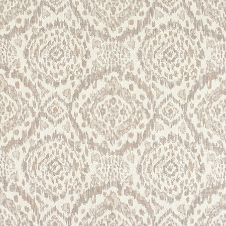 Popular Belief Cashew by Carole Designer Fabric Harvest 36% Polyester, 26% Cotton, 22% Viscose, 16% Linen China 30,000 Wyzenbeek Double Rubs 13 1/2" V, 13 1/2" H 56" - Swanky Fabrics -