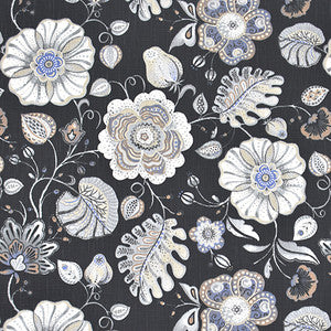 Art Of Being Charcoal by Carole Designer Fabric