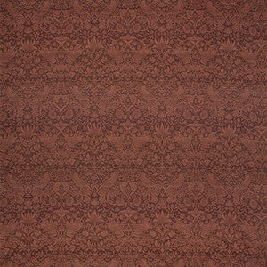 Birdscape Merlot Red by Carole Designer Fabric