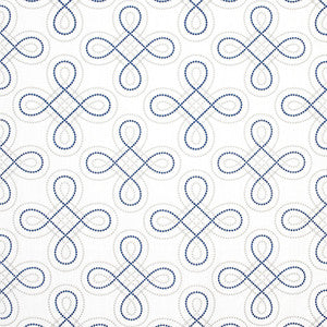 Keep On Coming Sapphire by Carole Designer Fabric