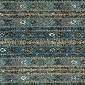 Richly Layered Blue Green by Carole Designer Fabric