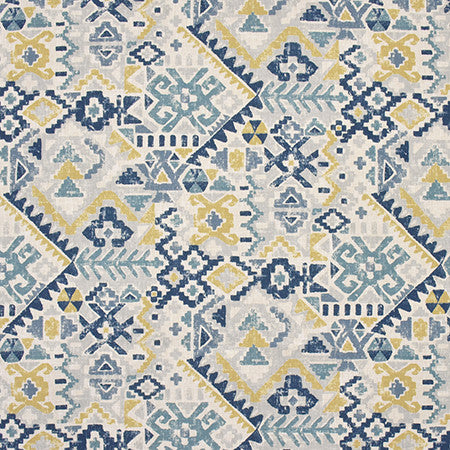Be Different Atlantis by Carole Designer Fabric Artisan 100% Polyester-Knit Backing CHINA 25 1/4" V, 13 1/2" H HD 55" - Swanky Fabrics -