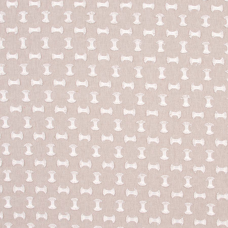 Pick A Bow Linen by Carole Designer Fabric Portobello 50% Polyester, 50% Cotton India Passes 25,000 Double Rubs Wyzenbeek </p><p>Repeat: 5 1/4" V, 6 1/4" H 52" - Swanky Fabrics -