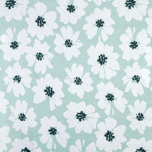 Daisy Field Iced Blue by Carole Designer Fabric