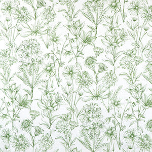Garden Stencil Sage by Carole Designer Fabric