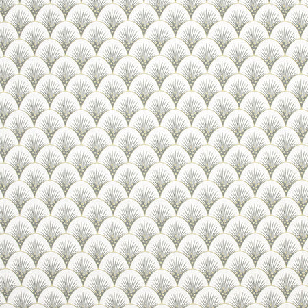 In The Spotlight Pewter by Carole Designer Fabric Prisma 100% Cotton SPAIN 50,000 Wyzenbeek Double Rubs 3 3/4" V, 1 1/2" H HD 54" - Swanky Fabrics -