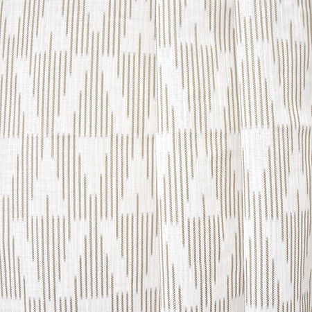 Stand Here Wheat by Carole Designer Fabric Sheer Luxury 100% Polyester TURKEY N/A 11 3/8" V, 7 7/8" H 118" - Swanky Fabrics -
