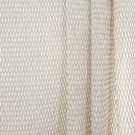 Light It Up Raffia by Carole Designer Fabric Sheer Divine,Sheer Movement 100% Polyester Turkey 1 1/4" V, 1/2" H 118" - Swanky Fabrics -