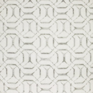 Partition Silver by Carole Designer Fabric Waterfront 100% Cotton, Stain Repellent India Passes 15,000 Double Rubs Wyzenbeek </p><p>Repeat: 25 1/4" V, 13 1/2" H 55" - Swanky Fabrics -