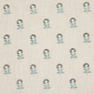 Basket Flower Shoreline by Carole Designer Fabric