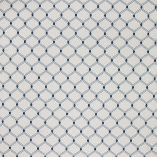 Only For You Marina by Carole Designer Fabric French Navy 73% Cotton, 27% Polyester India N/A </p><p>Repeat: 4 1/2" V, 3 3/4" H 54" - Swanky Fabrics -