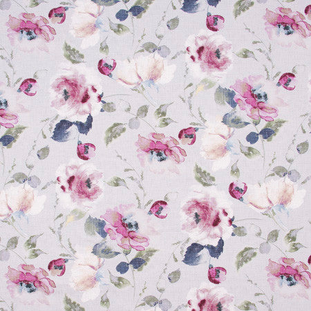 This Is Now Silverfrost by Carole Designer Fabric Azalea 100% Cotton S Korea Passes 15,000 Double Rubs Wyzenbeek Horizontal: 27" and Vertical: 26 1/2" V 54" - Swanky Fabrics -
