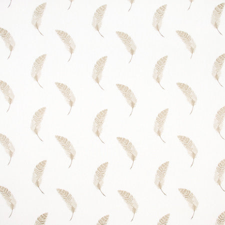 Feather Point Taupe by Carole Designer Fabric For The Window 52% Cotton, 48% Polyester India N/A Horizontal: 11" and Vertical: 9 1/4" V 51" - Swanky Fabrics -