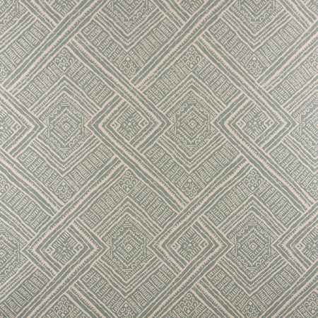 Tile Walk Water by Carole Designer Fabric Well-Traveled 80% Cotton, 20% Linen-SSR Pakistan 12,000 Wyzenbeek Double Rubs 27" V, 13 1/2" H 54" - Swanky Fabrics -