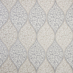 Gilded Mask Pewter by Carole Designer Fabric