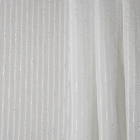 Inches Away White by Carole Designer Fabric Sheer Philosophy 100% Polyester Turkey N/A </p><p>Repeat: 4" V, 3" H 118" - Swanky Fabrics -
