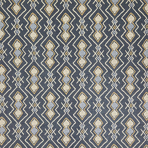 Fresh Form Indigo by Carole Designer Fabric