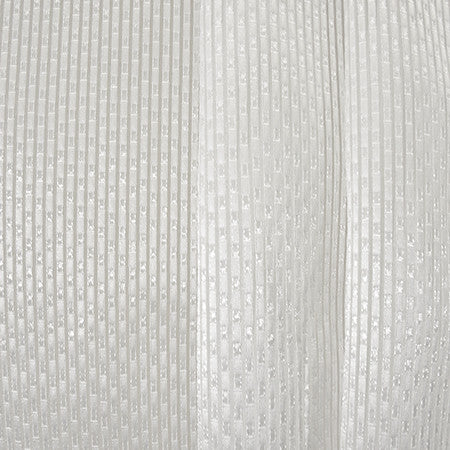 Hold Over White by Carole Designer Fabric Sheer Luxury 100% Polyester TURKEY None 118" - Swanky Fabrics -