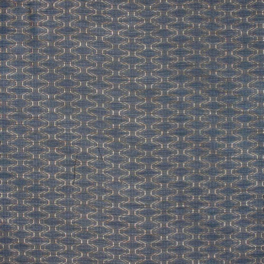 Far Wall Dusk by Carole Designer Fabric Emerald Ocean 100% Polyester Woven In USA N/A Horizontal: 475 and Vertical: 25 56 - Swanky Fabrics -