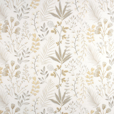 Field Of Sprigs Marble by Carole Designer Fabric From The Heart 58% Cotton, 42% Polyester India 3,000 Wyzenbeek Double Rubs 12 3/4" V, 26" H 51.75" - Swanky Fabrics -