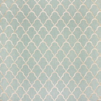 Cloud Nine Spa by Carole Designer Fabric Reflection Pool 50% Polyester, 35% Viscose, 15% Linen China N/A Horizontal: 4 1/2" and Vertical: 5 1/2" 50" - Swanky Fabrics -