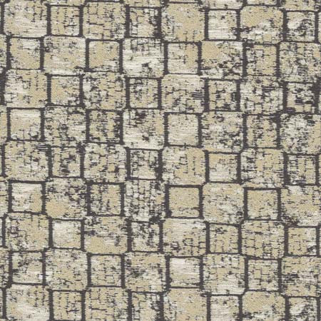 Power Block Pyrite by Carole Designer Fabric Modern Edge 100% Polyester India 6 1/8" V, 6 3/4" H 55" - Swanky Fabrics -