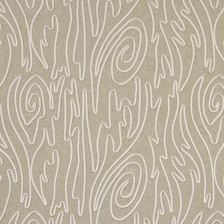 Twist About Linen by Carole Designer Fabric Muse 65% Cotton, 35% Recycled Polyester India 16,500 Wyzenbeek Double Rubs 18 1/4" V, 25 1/2" H 51" - Swanky Fabrics -