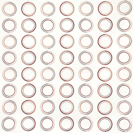 In The Ring Spice by Carole Designer Fabric Sunset Serenade Base: 52% Polyester, 48% Cotton Embr: 100% Polyester India 9 1/4" V, 10 3/4" H 52 1/2"" - Swanky Fabrics -