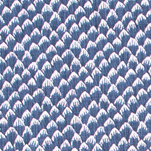 Snowcaps Cobalt by Carole Designer Fabric