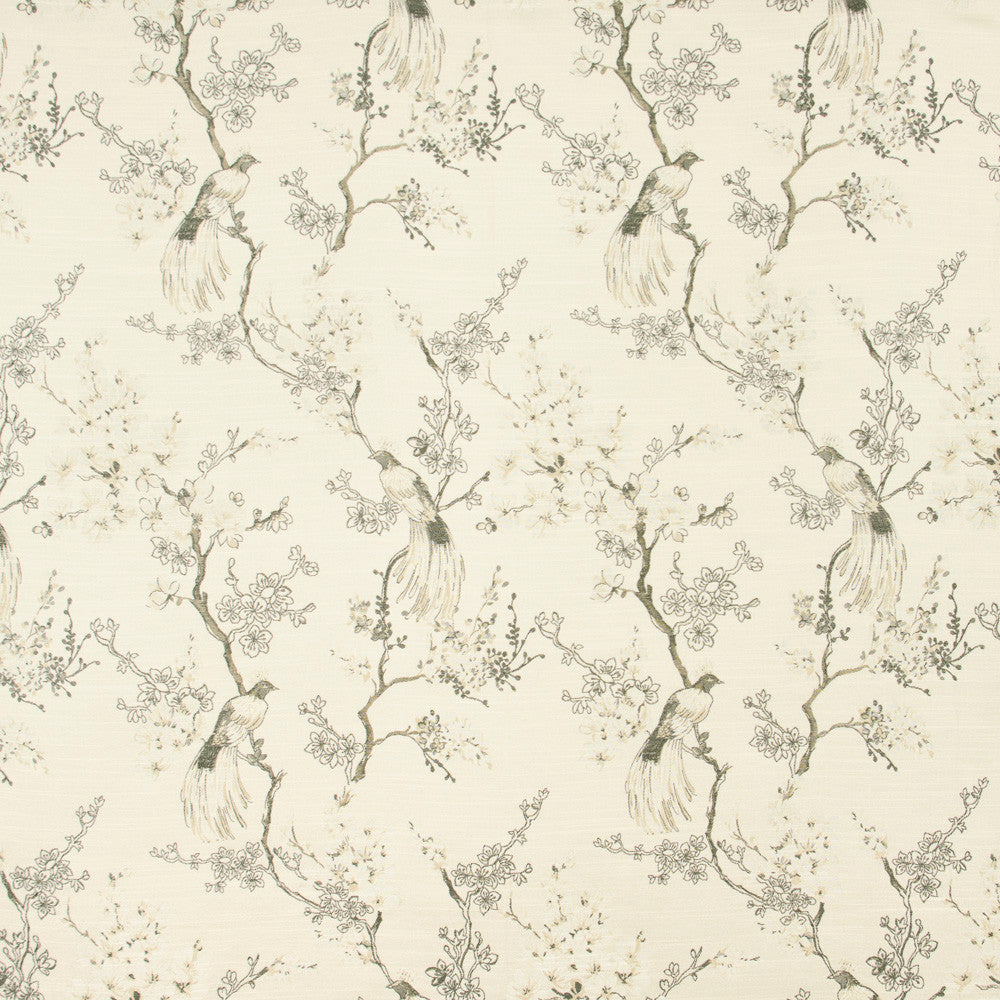Bird In Waiting Taupe by Carole Designer Fabric Birch 63% Polyester, 37% Viscose India N/A Horizontal: 135 and Vertical: 20625 51 - Swanky Fabrics -