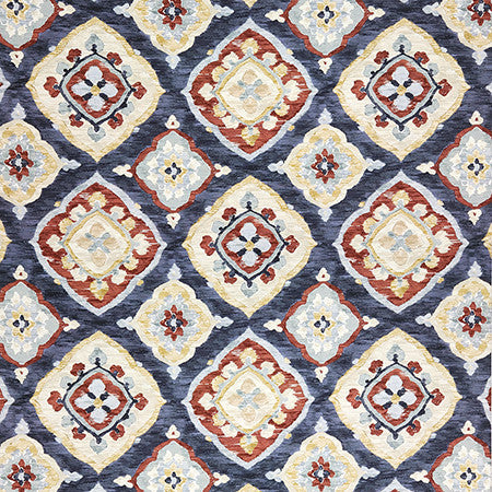 No Comparison Americana by Carole Designer Fabric Hidden Treasure 100% Cotton Spain 27" V, 13 1/2" H HD 54" - Swanky Fabrics -