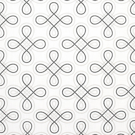 Keep On Coming Noir by Carole Designer Fabric Wallflower 76% Polyester, 24% Cotton INDIA N/A 9" V, 10 1/4" H 53" - Swanky Fabrics -