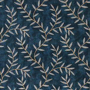 Made To Endure Navy by Carole Designer Fabric
