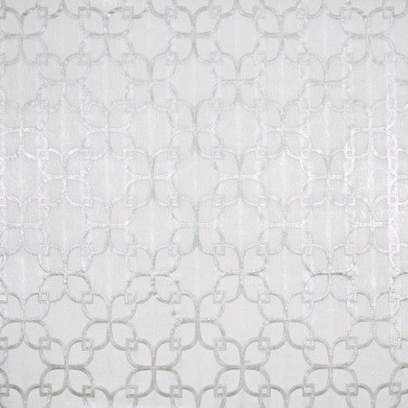 Favorite Way Silver by Carole Designer Fabric For The Window 52% Cotton, 48% Polyester India Passes 15,000 Double Rubs Wyzenbeek Horizontal: 8 3/4" and Vertical: 9 1/4" V 51" - Swanky Fabrics -