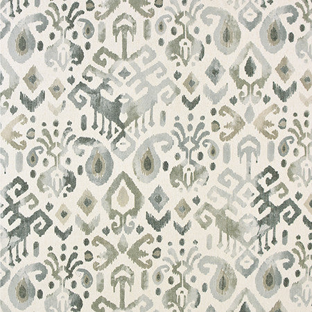 Change The World Slate by Carole Designer Fabric Moonstone 50% Polyester, 24% Cotton, 14% Linen, 12% Viscose Turkey 45,000 Martindale Circular Rubs 25 1/2" V, 13 1/2" H 54" - Swanky Fabrics -