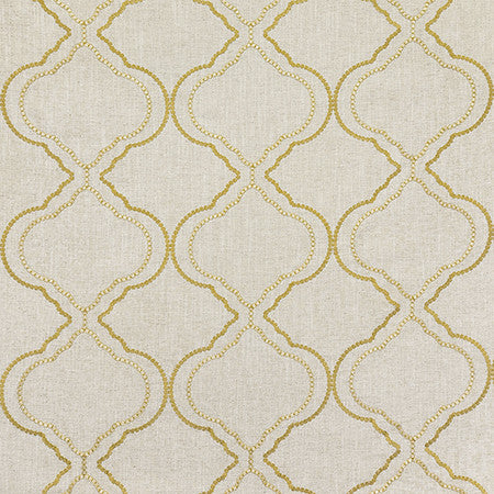 Opening Ceremony Dijon by Carole Designer Fabric Evergreen 50% Polyester, 25% Viscose, 17% Cotton, 8% Linen India N/A 9 1/4" V, 10 3/4" H 53" - Swanky Fabrics -