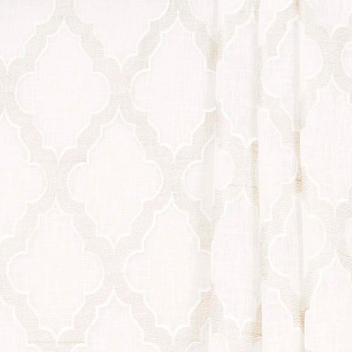 Entire Story Parchment by Carole Designer Fabric Sheer Intrigue 100% Polyester India N/A Horizontal: 6 and Vertical: 9.5 51 - Swanky Fabrics -