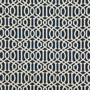 Cant Say No Navy by Carole Designer Fabric