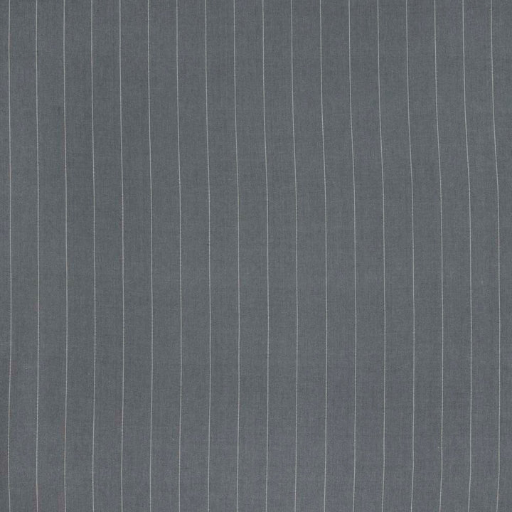 Bluesy Stripe Slate by Carole Designer Fabric In Tune 100% Cotton India Passes 15,000 Double Rubs Wyzenbeek Horizontal: 2375 and Vertical: 0 54 - Swanky Fabrics -