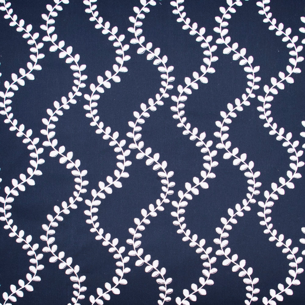 Come To Life Navy by Carole Designer Fabric Bluebird 100% Cotton India N/A Horizontal: 13 and Vertical: 7.625 52 - Swanky Fabrics -